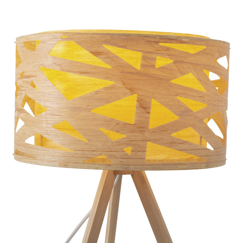 Stroud Solid Wood Tripod Lamp