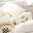 White Flower Pillowcases, Embroidery Flower Pillow Cases Set of 2, 100% Washed Microfiber, Boho Chic Branches Flower Pillow Cover, 2 Pack-123164969-123164966