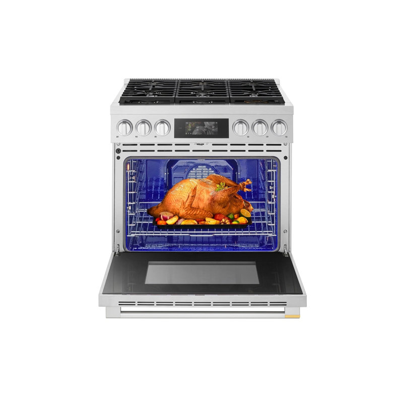 LG SIGNATURE 6.3 cu. ft. Smart Gas Slide-In Pro Range with Dynamic ProBake Convection®, Air Fry, Air Sous Vide and Roast Mode