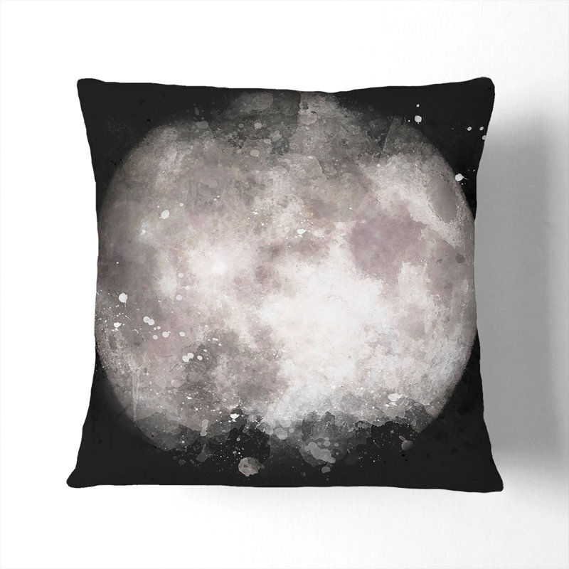 Square Cushion, Black, 55cm H x 55cm W x 20cm D
