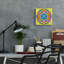 Bungalow Rose «Om Mandala» par Hello Angel, art mural en verre acrylique, ACR-47172-915411906