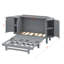 Plateforme moderne pliable avec motif tissé-2082639040-2082639041