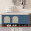 Banc à chaussures en rotin indémodable avec coussin et poignées plaquées or Timeless-2131705354