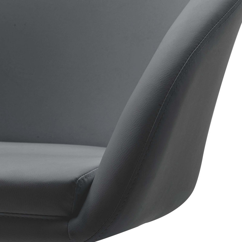 Fauteuil demi-tonneau rotatif Bagarm, Gris