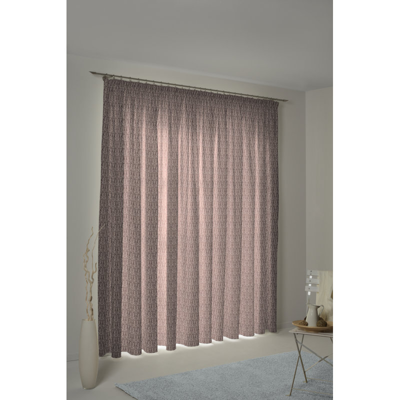 Wybron Little Parrot Slot Top Opaque Curtain, Purple/Lavender, 145 W x 225 D cm