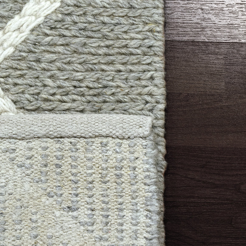 Performance Wool Geometric Indoor Rug, Rectangle 8' x 11'
