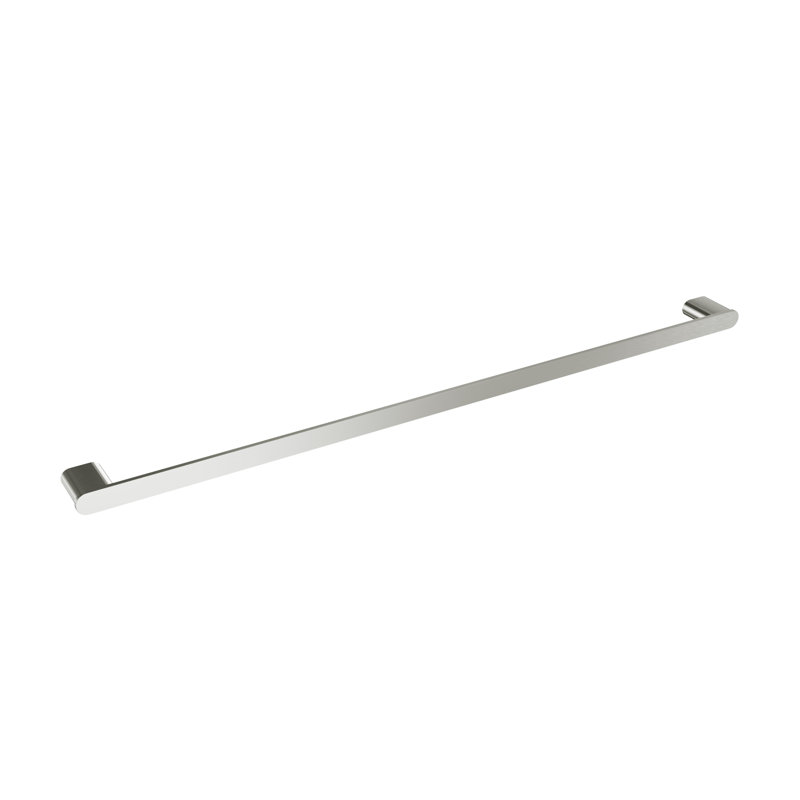 Flow Wall-Mounted 30" Towel Bar - Brushed Nickel, Premium Brass Construction, Installation Hardware Included, Brushed Nickel