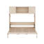 Grand lit escamotable avec armoires de rangement-827414156