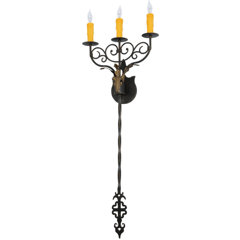 Merano 3 - Light Candle Wall Light
