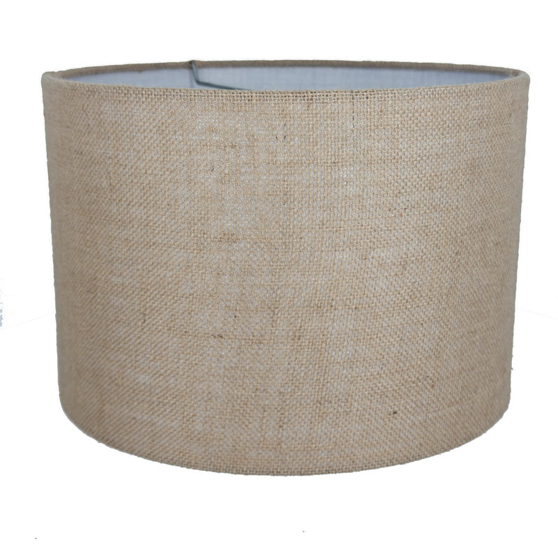 Abat-jours cylindriques 11 po en haut x 11 po en bas x 10 po, Brun, H 9 po x l 13 po x P 13 po