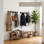 Freestanding 9 - Hook Coat Rack