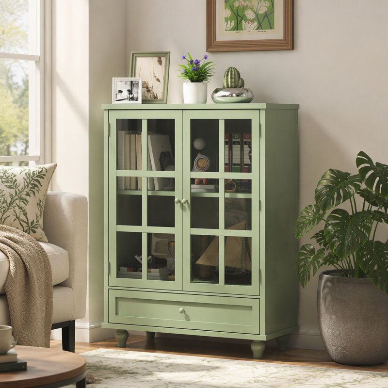 Buffet Minimalist, Vert