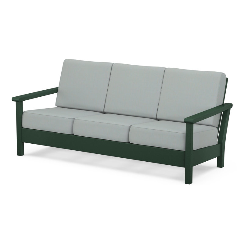 Harbour Deep Seating Sofa, Green, Spa
