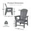 Chaise Adirondack en bois-70445278