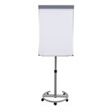 Adjustable Height Magnetic Mobile Whiteboard and Flipchart Easel