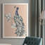 «Jaronda Peacock In Gold III», reproduction d'art sur toile-88378595-88378601