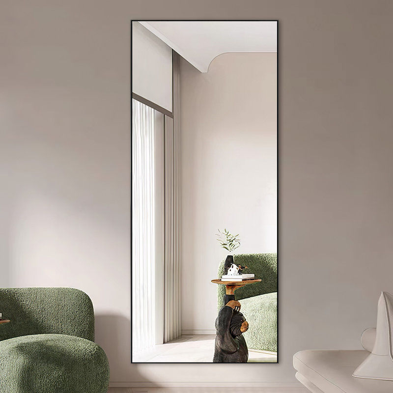 Miroir de salle de bain mural Talma, H 51 po x l 16 po, Noir