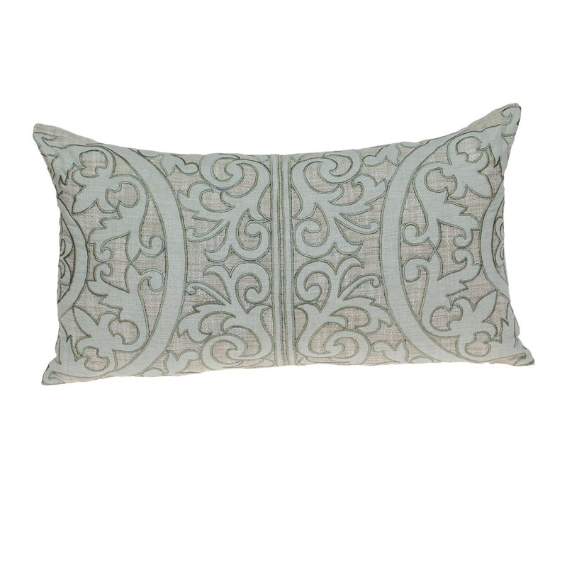 Housse de coussin lombaire damassé Colt