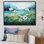 «Misty Flower Meadows II», reproduction sur toile