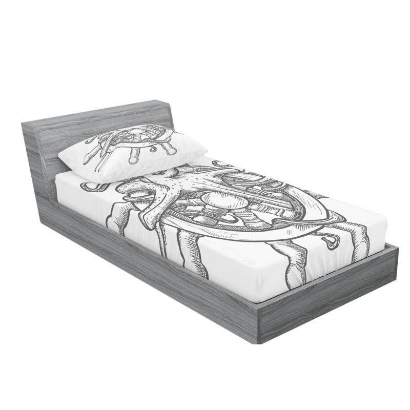 Microfiber Sheet Set, Twin XL Sheet Set with Fitted Sheet