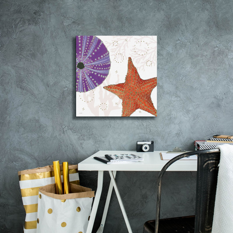 «Shimmering Shells 3» par James Wiens, art mural sur toile, H 18 po x l 18 po