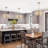 5 - Light Modern Dimmable Drum Crystal Chandelier Black Adjustable Height Pendant Light Fixture-211856006