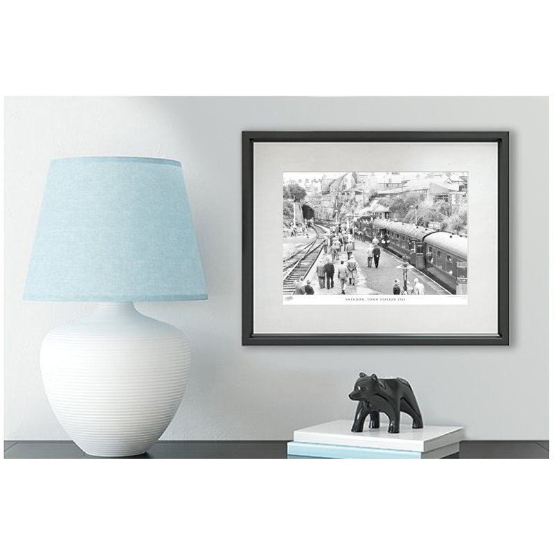 Swindon, Town Station 1961 - Single Picture Frame Print, 40cm H x 50cm W x 2.3cm D