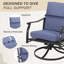 Ensemble de 4 coussins de chaise d'extérieur-550578361