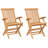 8 - Person Teak Wood Patio Dining Set with Extendable Oval Table , Cushions Included