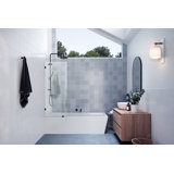 Vela 24 in. x 58.25 in. Frameless Single Fixed Bath Panel