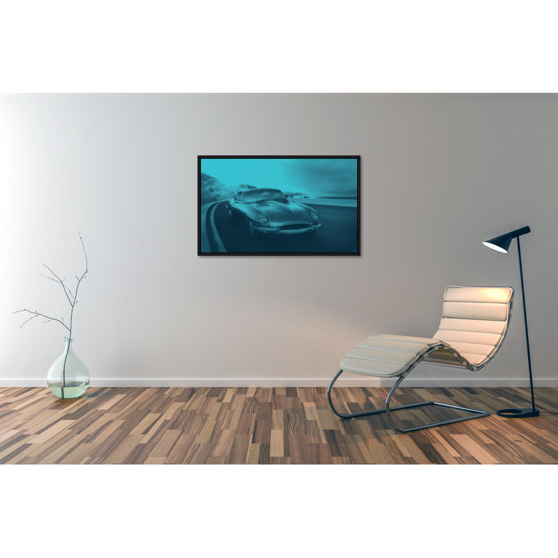 Halftone Escape Print by Richard Ryder, Glass Coat