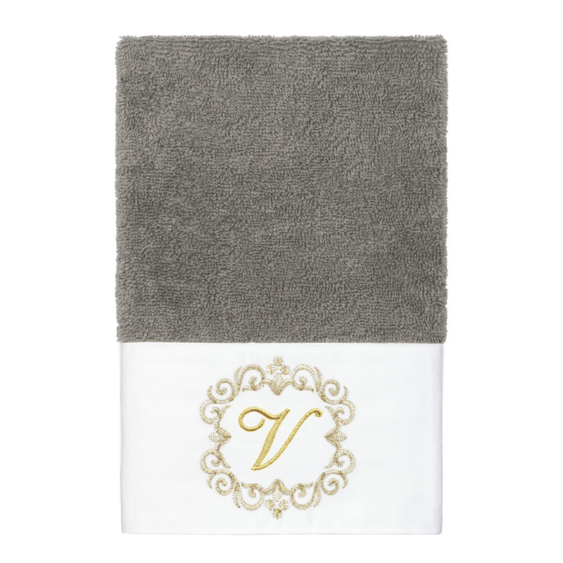 Ensemble de serviettes 100% lin Linica, V, Gris foncé, Ensemble 3 serviettes de bain