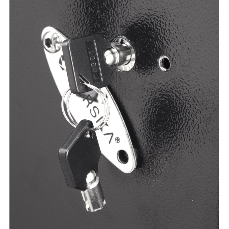 Black Steel Digital Keypad Rifle Safe with 4.33 Cubic Feet Capacity