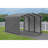 Steel Carport With 2 Side Wall Kits, 10X15X7