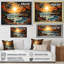 Coastal Collage At Sunset I - Décoration murale moderne-354985205-354985211