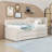 Upholstered Daybed with Trundle and Drawers-2024590966-2024590964