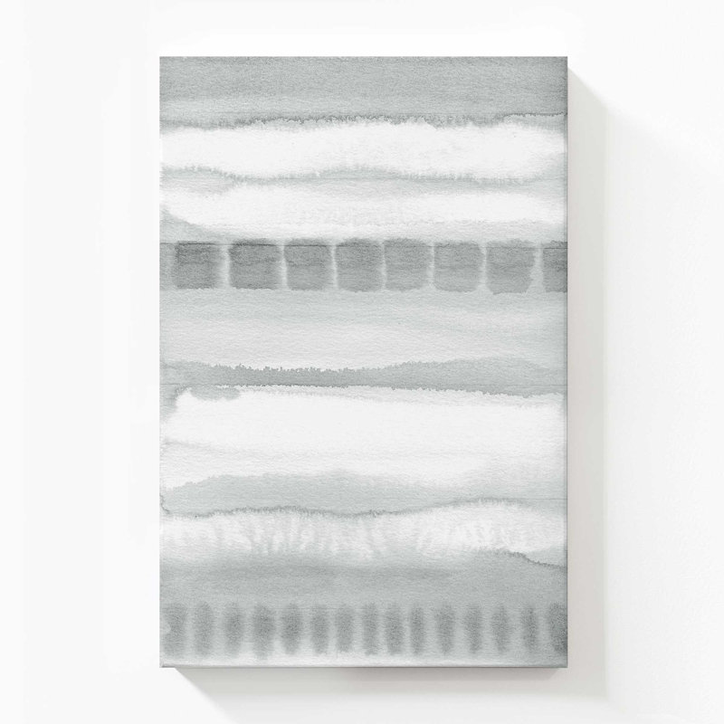 Impression sur toile Soft Gradient Stripes II, Toile tendue, H 54 po x l 36 po x P 1,25 po