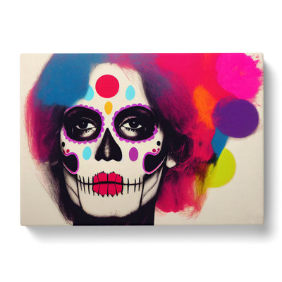 Sugar Skull Woman Vol.4 - Wrapped Canvas
