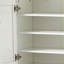 Armoire de rangement multifonctionnelle pour chaussures avec banc et compartiments réglables pour un vestibule organisé-1931634740