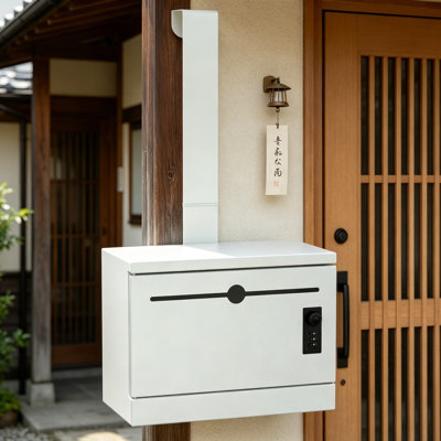 Over-The-Door Locking Drop Box With Combination Lock - Adjustable Steel Security Mailbox For Keys, Payments, Cash & Specimens - No Drilling Required, Wall Mountable