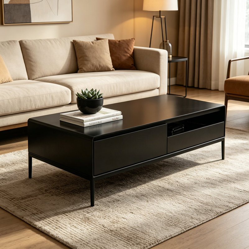 Table basse Simple, 15.74" H x 51.18" W x 19.68" D