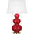 Rouge rubis / laiton antique