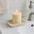 Creative Home Natural Champagne Marble Boat Shaped Candle Holder Tray Accessory Organize Tray Bathroom Countertop Organizer-1029668080-1029484399