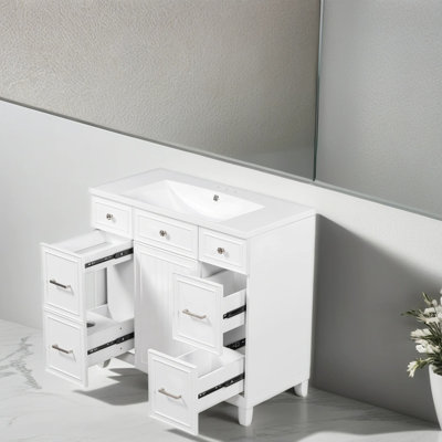 Meuble-lavabo simple avec plateau 36,02 Tornell