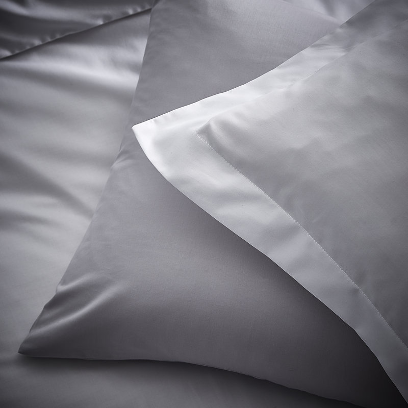 300 Thread Count Cotton Modal Standard Pillowcase, Grey