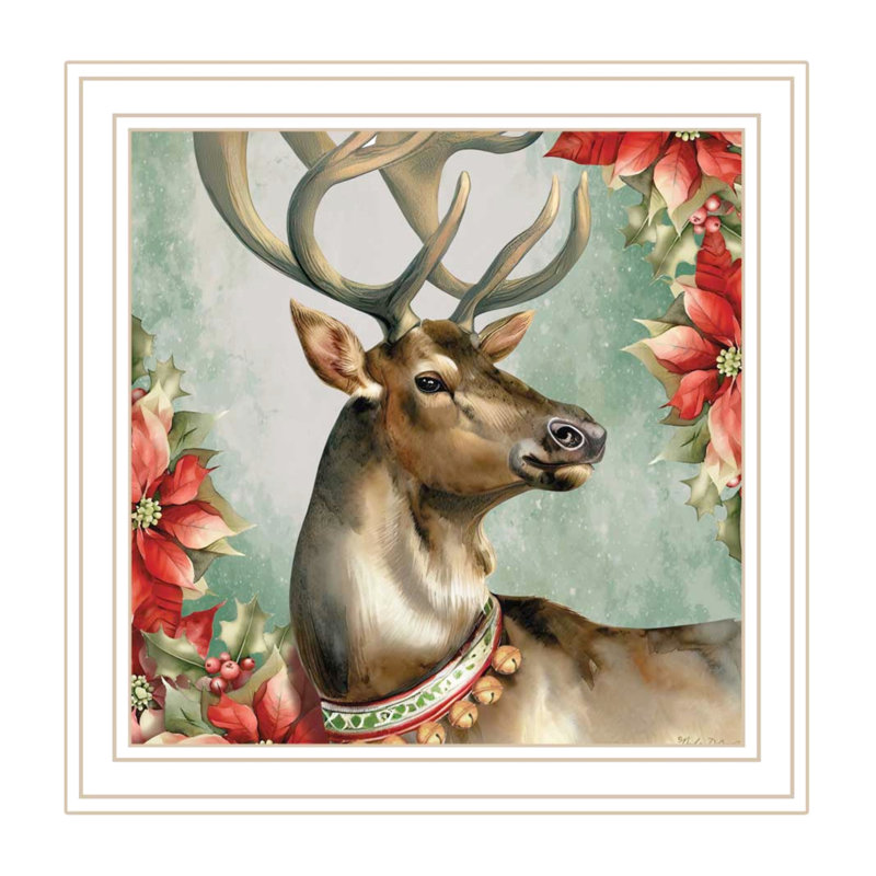 Sparkling Living Art: 2 & Bell White, impression encadrée, magnifique décor: