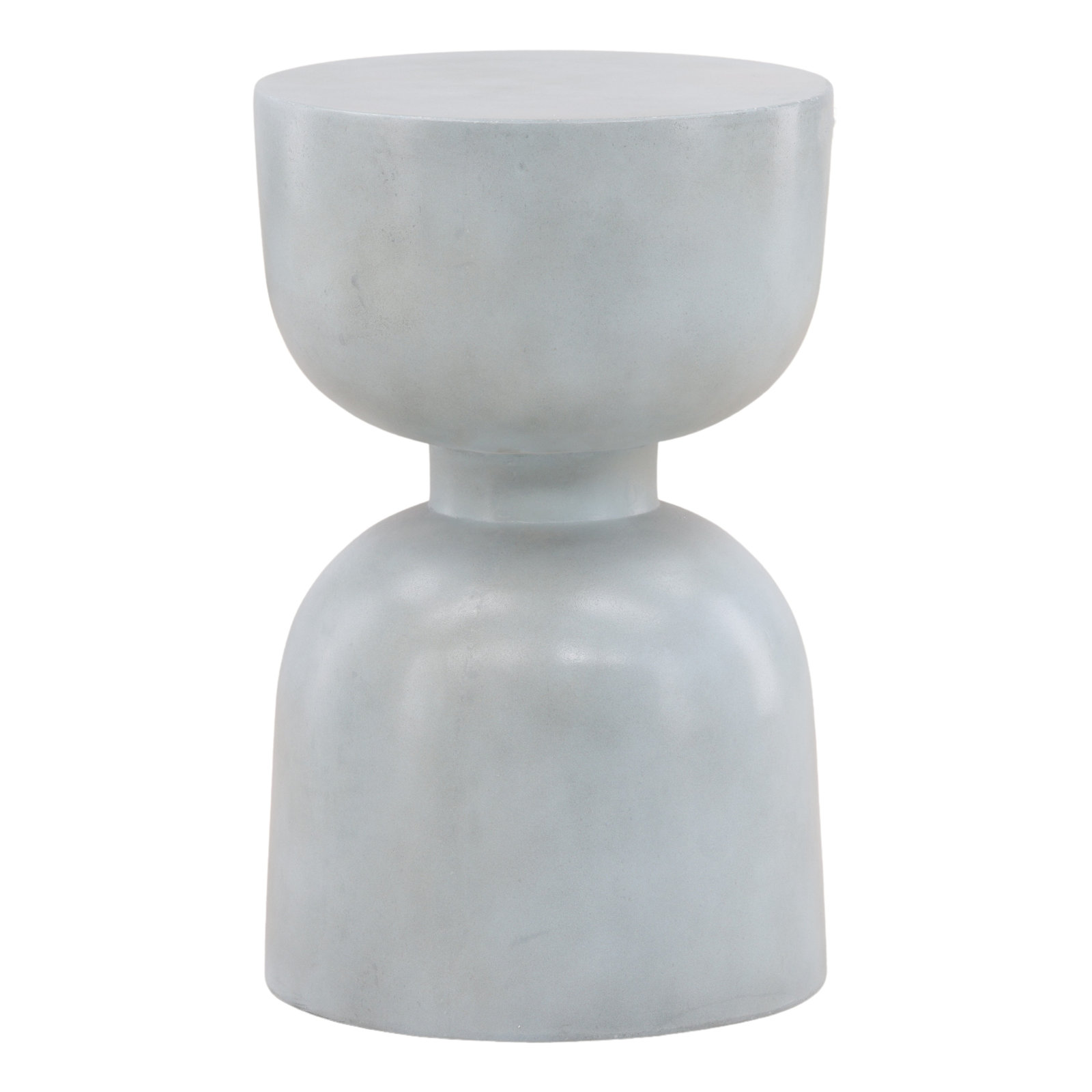 Cresson 15'' Stone Outdoor Side Table, Pastel Blue