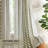 1 PCS 50X95" Cotton Printed Curtain Panel With Chenille Stripe And Lining-1230443956-1230443958