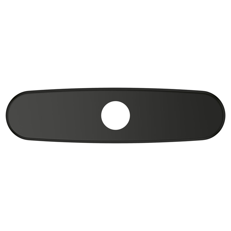 Universal (Grohe) 10" Escutcheon Plate, Matte Black