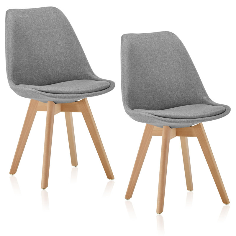 Deveraux 82cm H Side Chair in Grey